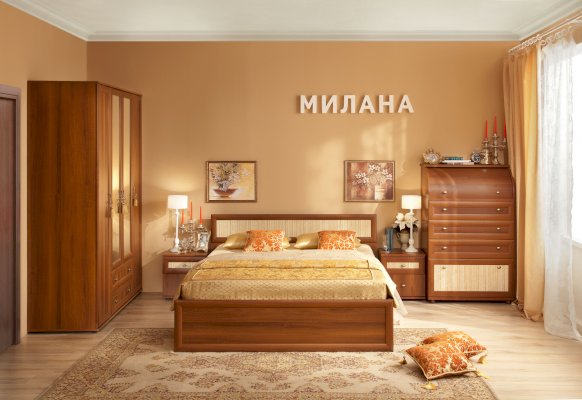 Модульная спальня Милана (Глазов)